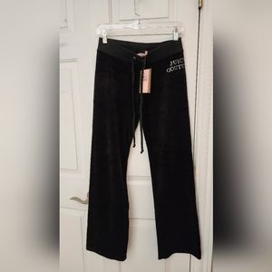 Juicy Couture velour pants black P y2k